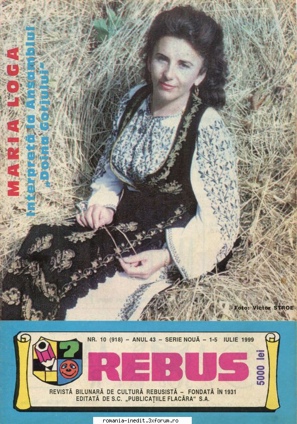 [B] Revista REBUS - Rebus (jpg, zip), 300 dpi: Multumiri pentru - Carti in limba romana