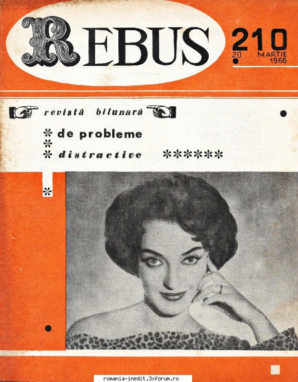 [B] Revista REBUS - Rebus (jpg, zip), scan refacut, 300 dpi: Arhiva - Carti in limba romana