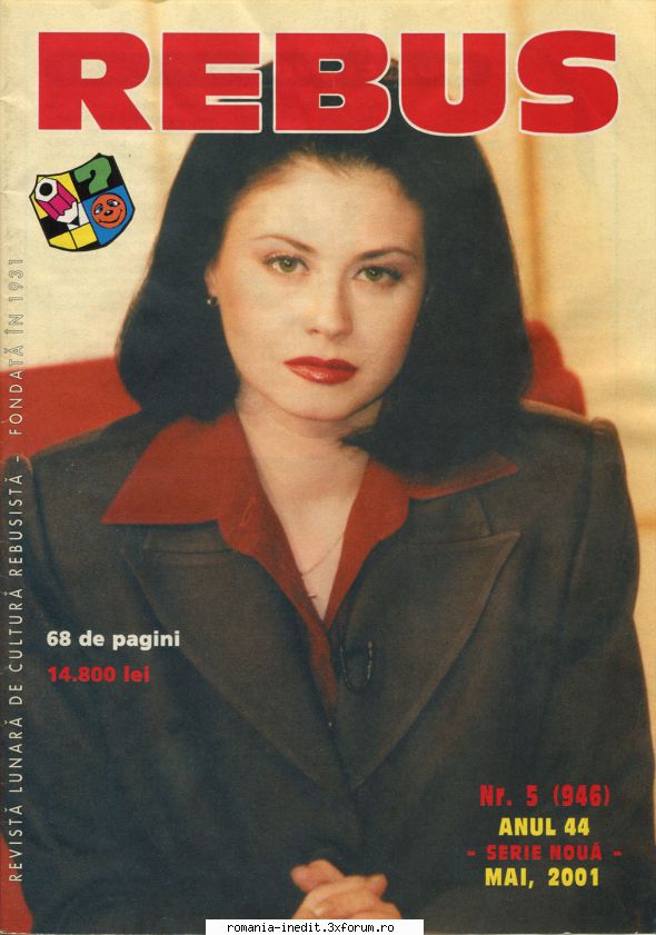 [B] Revista REBUS - Rebus (jpg, zip), 300 dpi: Multumiri pentru - Carti in limba romana