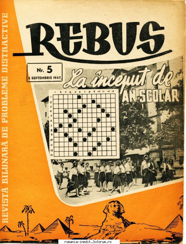 [B] Revista REBUS - Rebus 5-1957 (jpg, zip), scan refacut, 300 dpi - Carti in limba romana