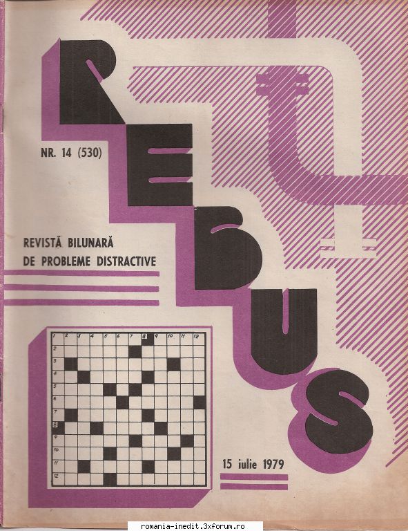 [B] Revista REBUS - Postez revista REBUS nr. 530 din 1979 in format - Carti in limba romana
