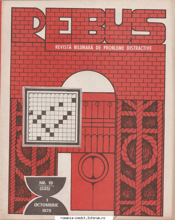 [B] Revista REBUS - Postez revista REBUS nr. 535 din 1979 in format - Carti in limba romana