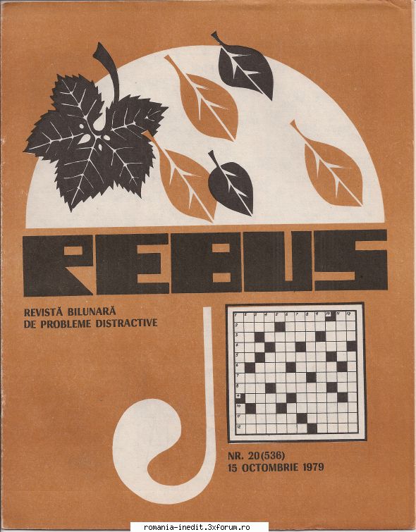 [B] Revista REBUS - Postez revista REBUS nr. 536 din 1979 in format - Carti in limba romana