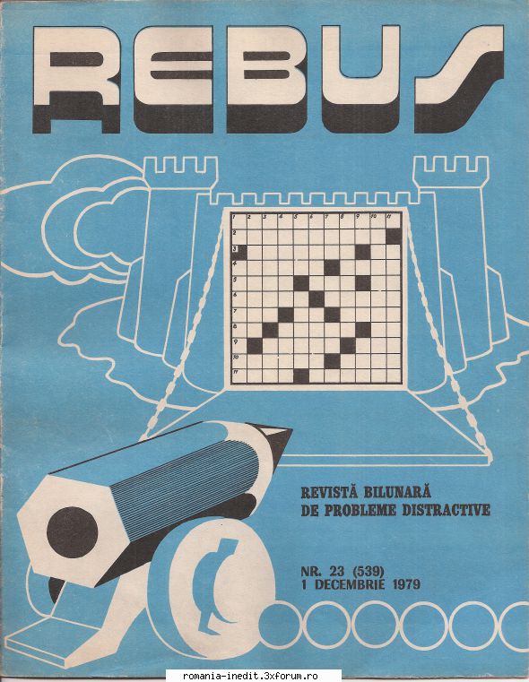 [B] Revista REBUS - Postez revista REBUS nr. 539 din 1979 in format - Carti in limba romana