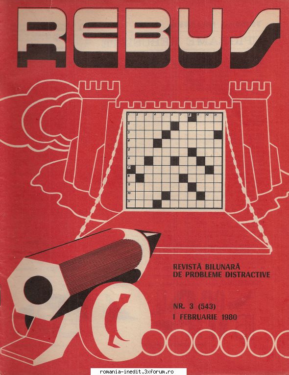 [B] Revista REBUS - Postez revista REBUS nr. 543 din 1980 in format - Carti in limba romana