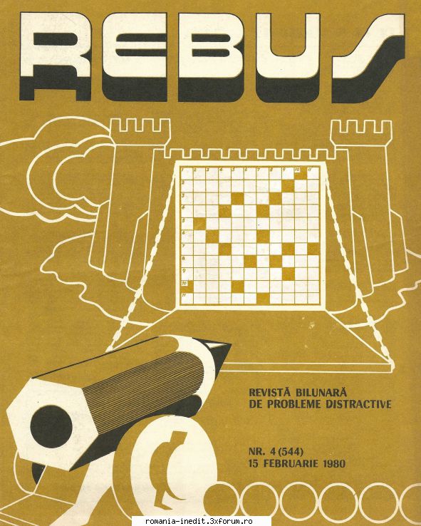 [B] Revista REBUS - Postez revista REBUS nr. 544 din 1980 in format - Carti in limba romana
