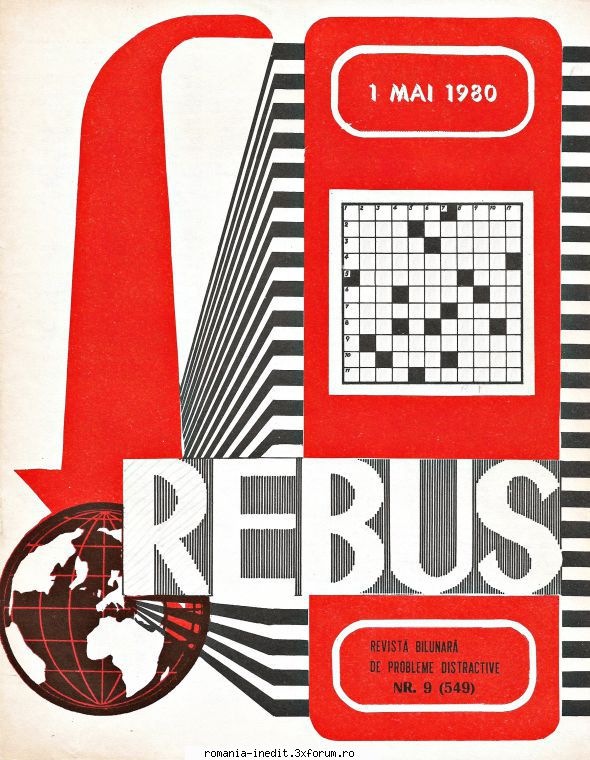 [B] Revista REBUS - Postez revista REBUS nr. 549 din 1980 in format - Carti in limba romana