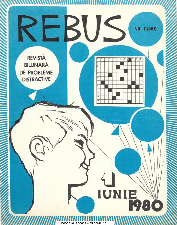 [B] Revista REBUS - Postez revista REBUS nr. 551 din 1980 in format - Carti in limba romana