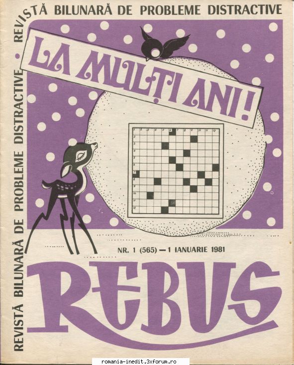 [B] Revista REBUS - Postez revista REBUS nr. in format jpz. Pentru - Carti in limba romana