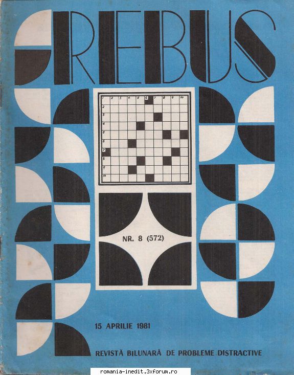 [B] Revista REBUS - Postez revista REBUS nr. in format jpz. Pentru - Carti in limba romana