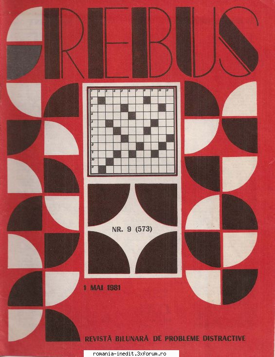 [B] Revista REBUS - Postez revista REBUS nr. in format jpz. Pentru - Carti in limba romana