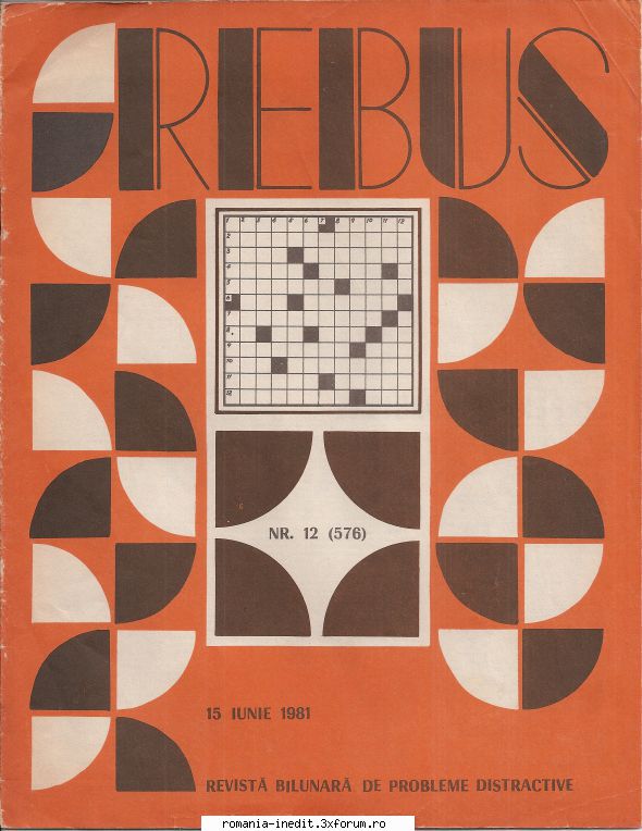[B] Revista REBUS - Postez revista REBUS nr. in format jpz. Pentru - Carti in limba romana