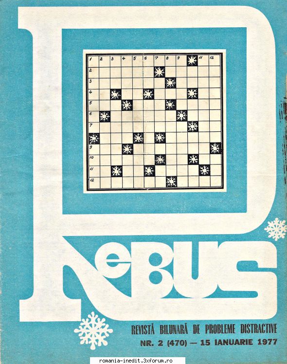 [B] Revista REBUS - Postez revista REBUS nr. in format jpz. Link-ul - Carti in limba romana