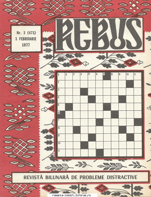 [B] Revista REBUS - Postez revista REBUS nr. in format jpz. Link-ul - Carti in limba romana