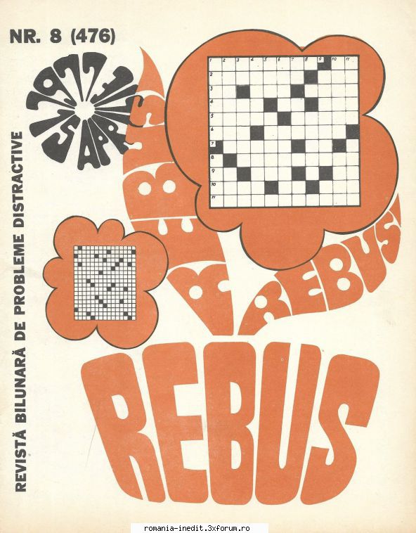 [B] Revista REBUS - Postez revista REBUS nr. in format jpz. Link-ul - Carti in limba romana