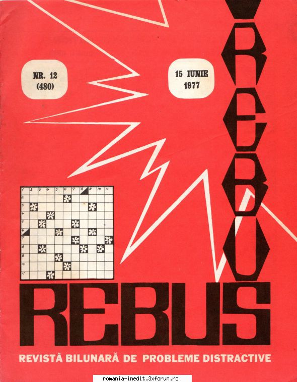 [B] Revista REBUS - Postez revista REBUS nr. in format jpz. Link-ul - Carti in limba romana