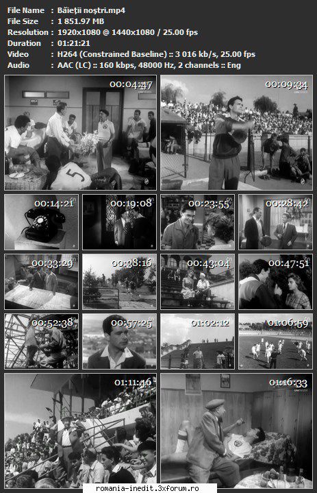 Băieții noștri (1959) - sasadoru - Filme rom�nesti - Romanian Movies