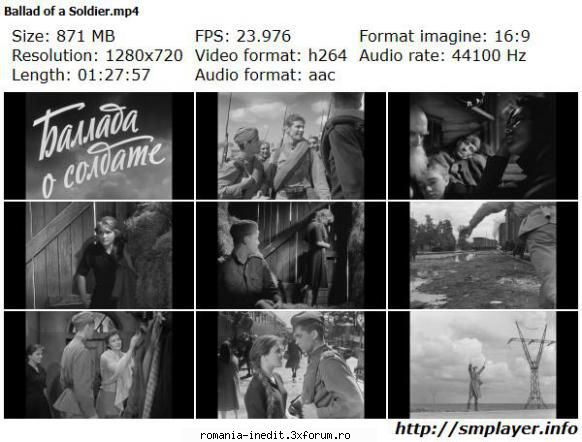 Ballad of a Soldier (1959) - Ballad of a Soldier (1959) Balada soldatului - Filme clasice - Old Movies