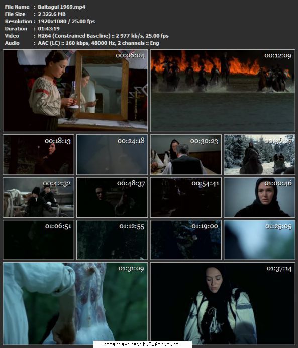 Baltagul (1969) - sasadoru - Filme rom�nesti - Romanian Movies