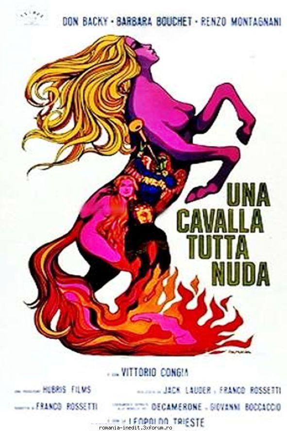 Barbara Bouchet - Una cavalla tutta nuda 1972 Year:1972 Country - Filme clasice - Old Movies