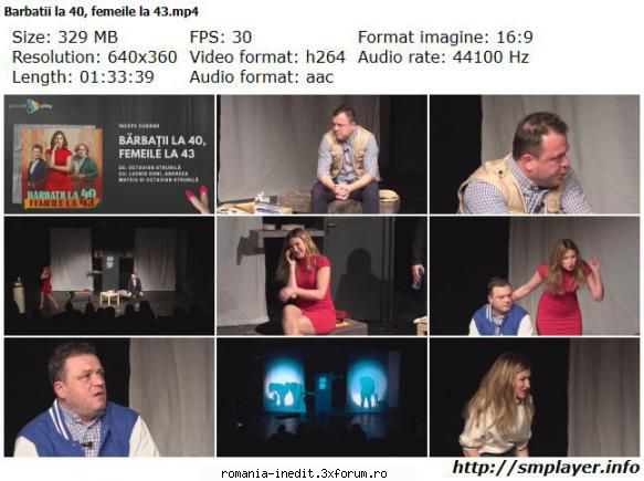 Barbatii la 40, femeile la ) - Barbatii la 40, femeile la ) - Teatru rom�nesc - Romanian Theater