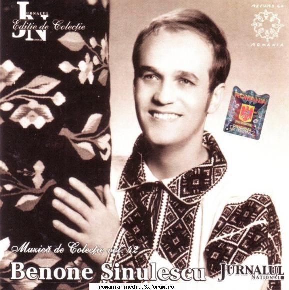 Benone Sinulescu ▶ Discografie - Muzica de colecție - Muzica populara romaneasca - Romanian folk