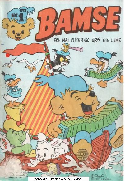 Benzi desenate (torenti) - Revista Bamse 1 din 1992 - Carti pentru copii - Books