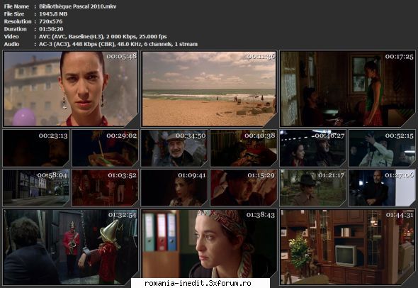 Bibliotheque Pascal (2010) - dvdrip Pascal 2010.mkv - Filme rom�nesti - Romanian Movies