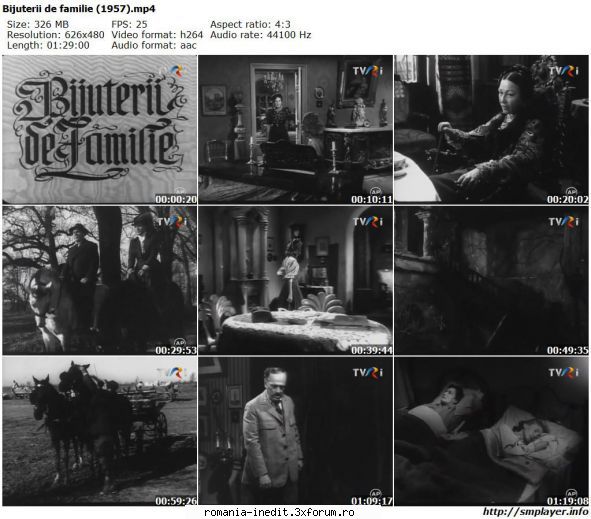 Bijuterii de familie (1957) - Multumiri uploaderului prim! - Filme rom�nesti - Romanian Movies
