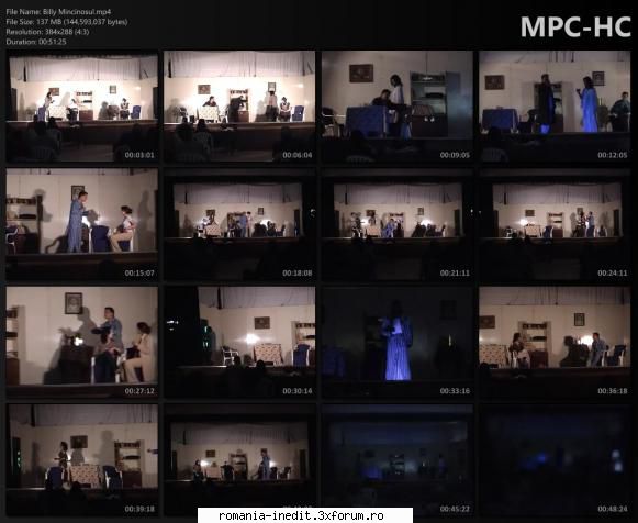 Billy mincinosul - bgl23 - Teatru rom�nesc - Romanian Theater