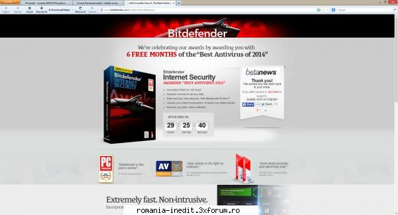 Bitdefender Internet Security licenta 6 luni - Bitdefender Internet Security - Freeware & Open Source