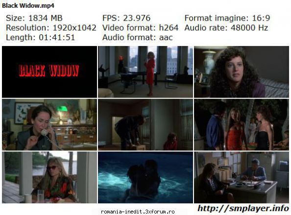 Black Widow (1987) - Black Widow (1987) Audio / Engleza Subtitrare / - Filme clasice - Old Movies