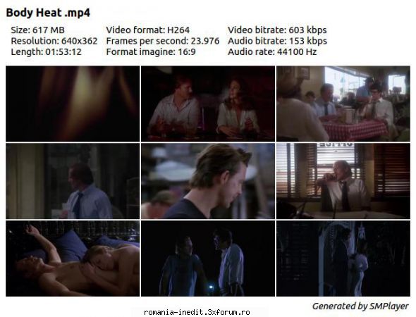 Body Heat (1981) - Body Heat (1981) MP4 Subtitrare / Romana 618 MB - Filme clasice - Old Movies