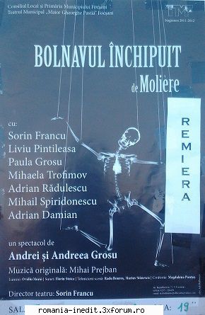 Bolnavul inchipuit (Teatrul National Focsani) - Din pacate, acesta este - Teatru rom�nesc - Romanian Theater