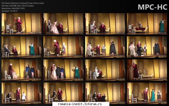 Bolnavul inchipuit(Trupa Arthur) - bgl23 - Teatru rom�nesc - Romanian Theater