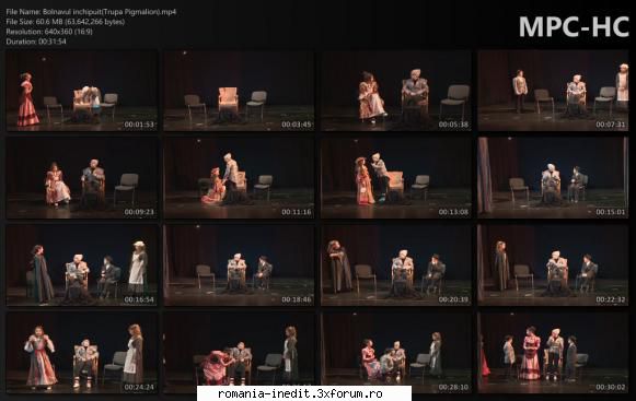 Bolnavul inchipuit(Trupa Pigmalion) - bgl23 - Teatru rom�nesc - Romanian Theater