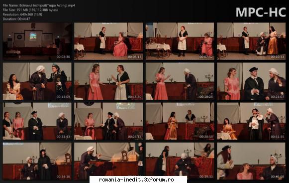 Bolnavul �nchipuit(Trupa Acting) - bgl23 - Teatru rom�nesc - Romanian Theater
