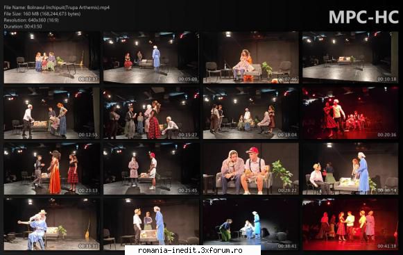 Bolnavul �nchipuit(Trupa Arthemis) - bgl23 - Teatru rom�nesc - Romanian Theater