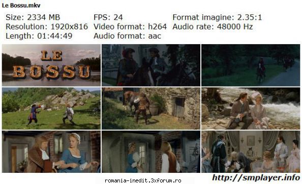 Bossu, Le (1959) - Le Bossu (1959) Cocosatul DVDRip / MKV Audio / - Filme clasice - Old Movies