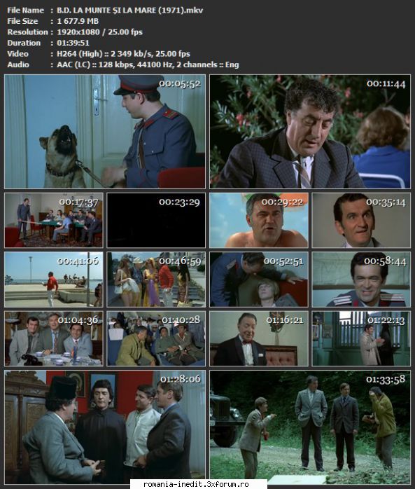 Brigada Diverse la munte si la mare (1971) - sasadoru - Filme rom�nesti - Romanian Movies