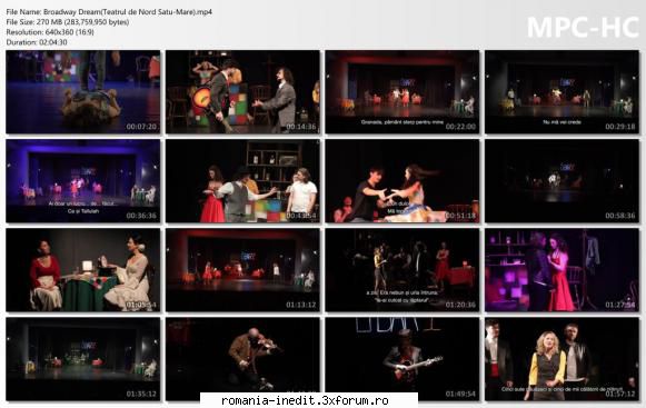 Broadway Dream(Teatrul de Nord Satu-Mare) - bgl23 - Teatru rom�nesc - Romanian Theater