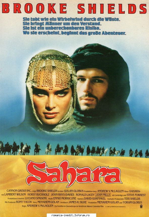 Brooke Shields - Sahara 1983 Year:1983 Country Genre ADVENTURE - Filme clasice - Old Movies