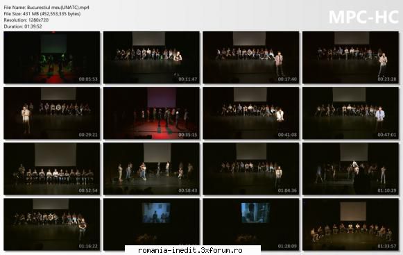Bucurestiul meu(UNATC) - bgl23 - Teatru rom�nesc - Romanian Theater