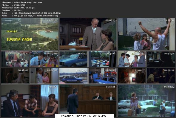 Buletin de Bucuresti (1982) - sasadoru - Filme rom�nesti - Romanian Movies