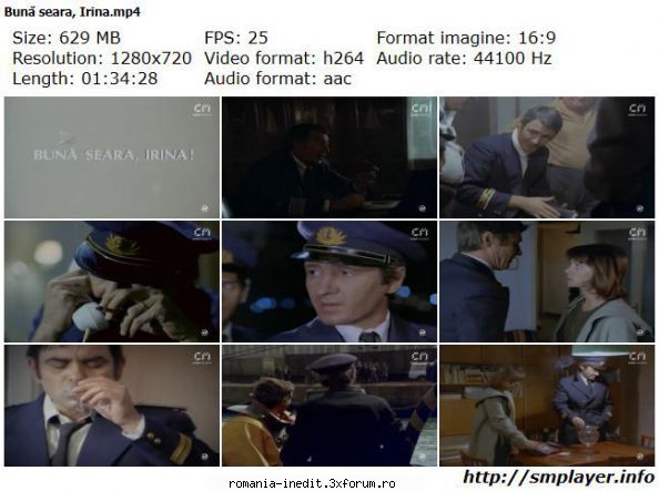 Buna Seara, Irina! (1980) - Buna seara,Irina ! (1980) Good Evening, Irina - Filme rom�nesti - Romanian Movies