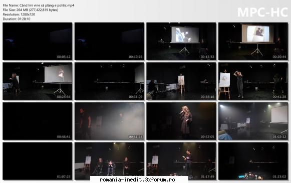 C�nd �mi vine să pl�ng e politic - concept: Olivia Grecea de / cu - Teatru rom�nesc - Romanian Theater