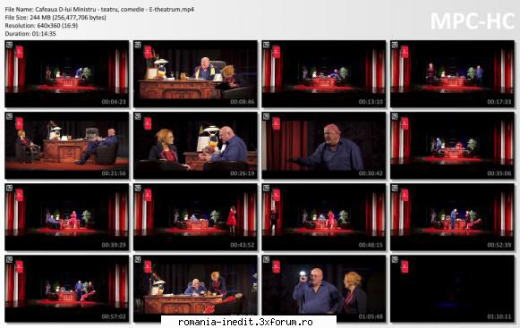 Cafeaua domnului ministru (Teatru de Arta Deva) - Distributia: Ada Dumitr - Teatru rom�nesc - Romanian Theater