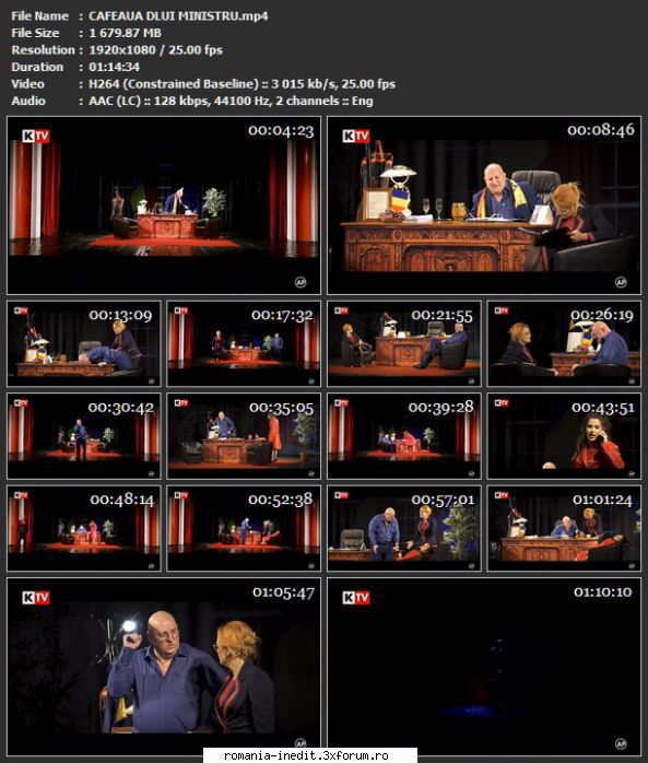 Cafeaua domnului ministru (Teatru de Arta Deva) - sasadoru - Teatru rom�nesc - Romanian Theater