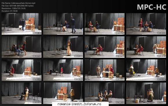 Cafeneaua - Regia: Antonio Bratu Cu: Antonio Bratu (Wally - Teatru rom�nesc - Romanian Theater