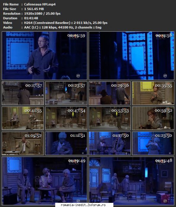 Cafeneaua (2013) (Teatru) - sasadoru - Teatru rom�nesc - Romanian Theater